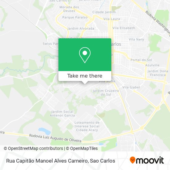 Rua Capitão Manoel Alves Carneiro map