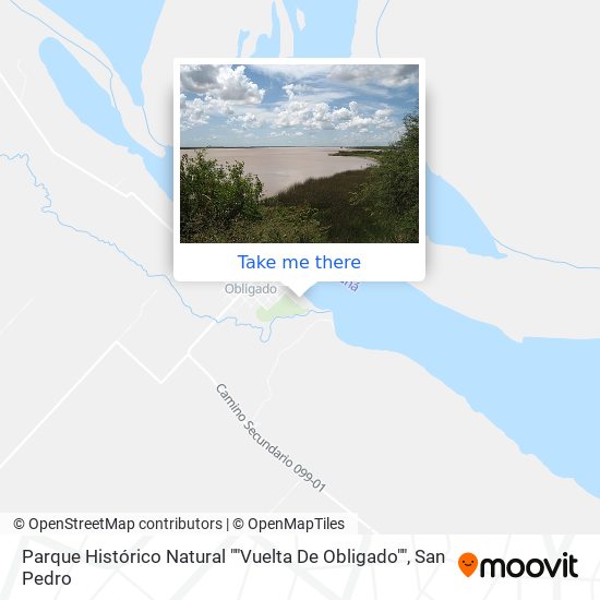 Parque Histórico Natural ""Vuelta De Obligado"" map