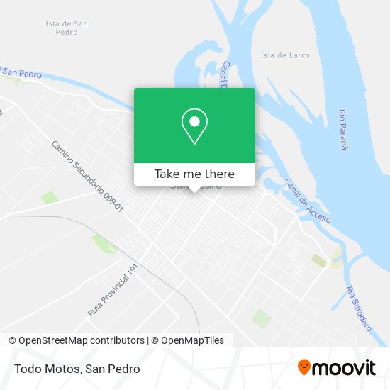 Todo Motos map