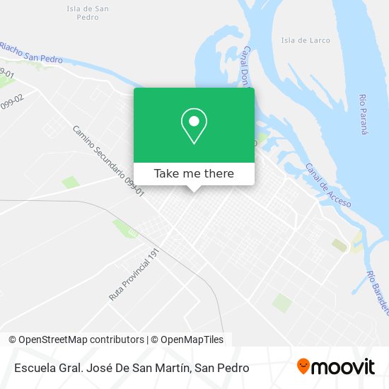Escuela Gral. José De San Martín map