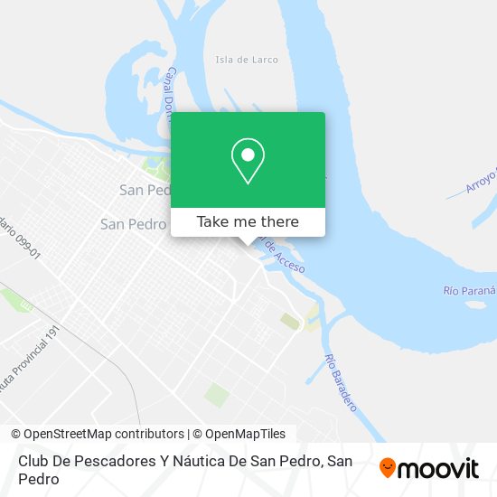 Club De Pescadores Y Náutica De San Pedro map
