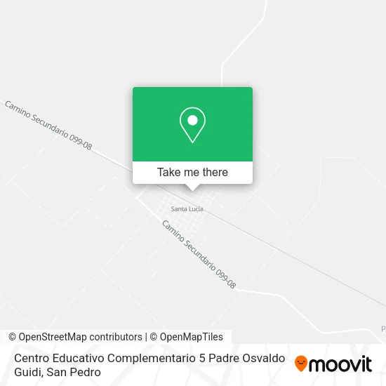 Mapa de Centro Educativo Complementario 5 Padre Osvaldo Guidi