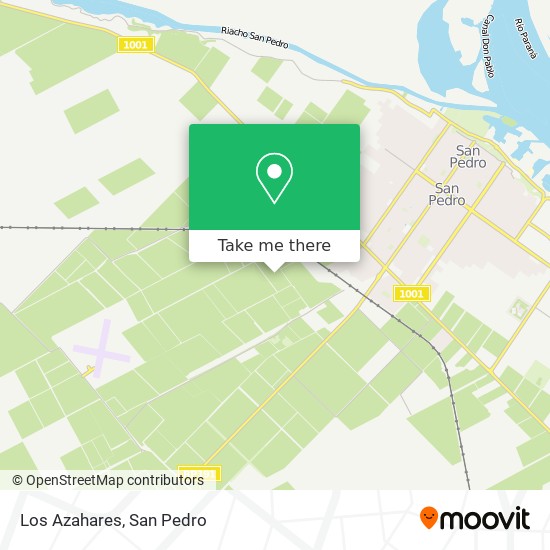 Mapa de Los Azahares