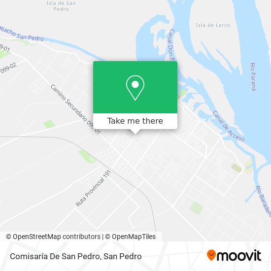 Comisaría De San Pedro map