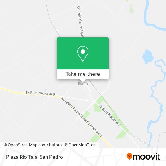 Mapa de Plaza Río Tala