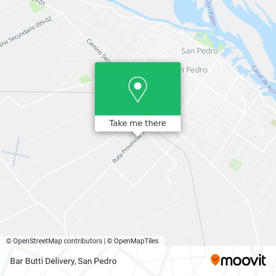 Mapa de Bar Butti Delivery