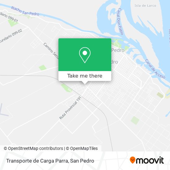 Transporte de Carga Parra map