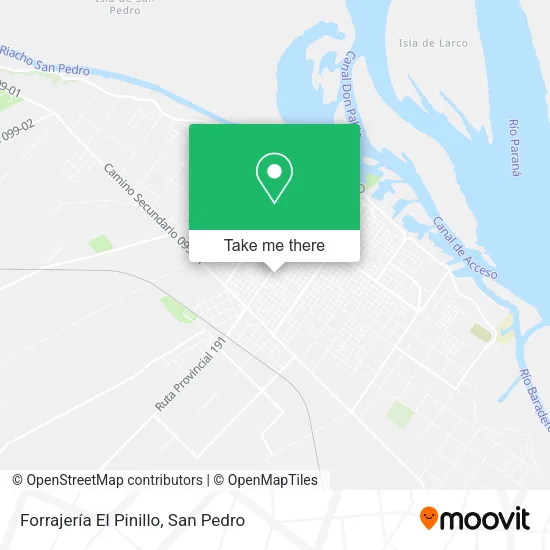 Mapa de Forrajería El Pinillo