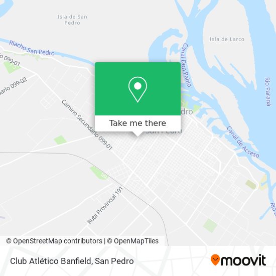 Mapa de Club Atlético Banfield