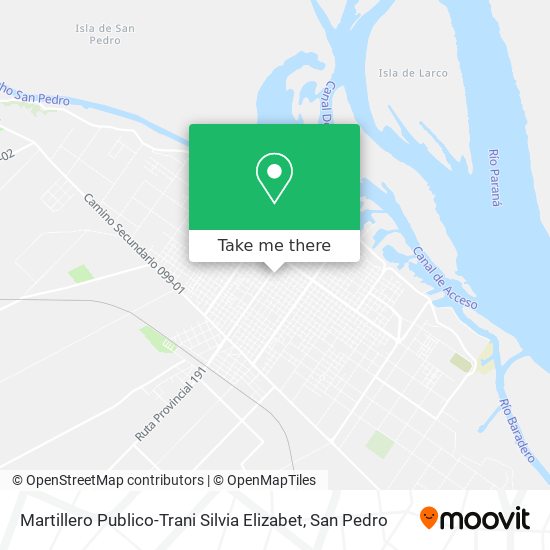 Martillero Publico-Trani Silvia Elizabet map