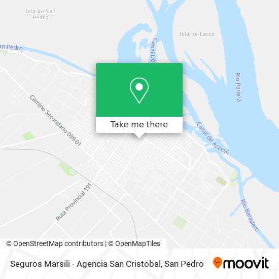 Seguros Marsili - Agencia San Cristobal map