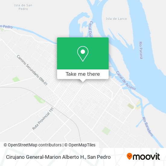 Mapa de Cirujano General-Marion Alberto H.