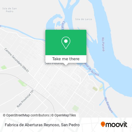 Fabrica de Aberturas Reynoso map
