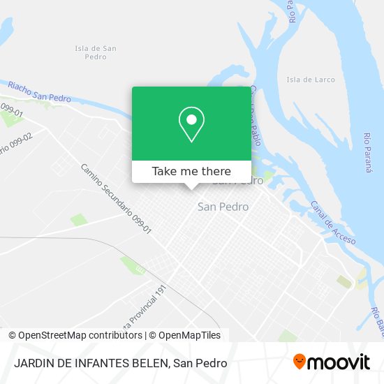 JARDIN DE INFANTES BELEN map