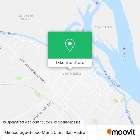 Ginecologo-Bilbao Maria Clara map