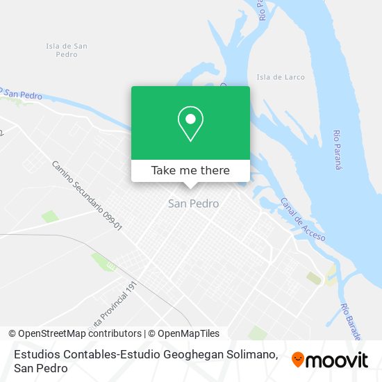 Estudios Contables-Estudio Geoghegan Solimano map