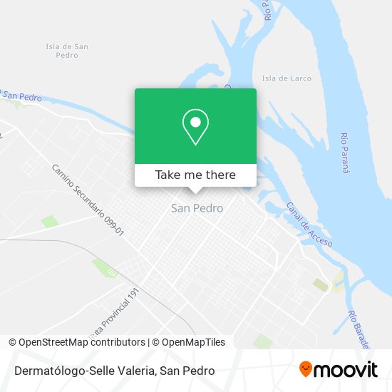 Dermatólogo-Selle Valeria map