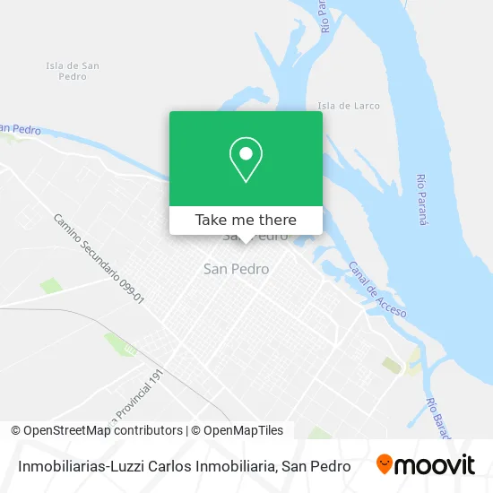 Mapa de Inmobiliarias-Luzzi Carlos Inmobiliaria