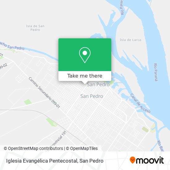 Mapa de Iglesia Evangélica Pentecostal