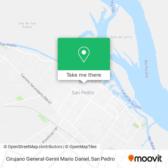 Mapa de Cirujano General-Gerini Mario Daniel