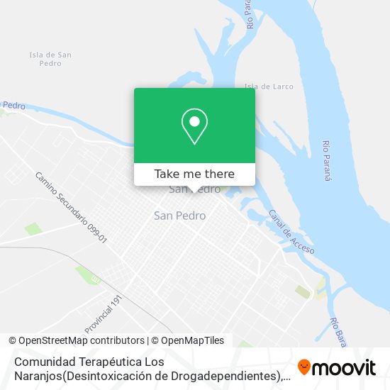 Comunidad Terapéutica Los Naranjos(Desintoxicación de Drogadependientes) map