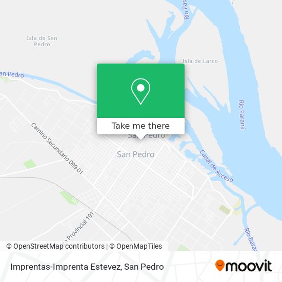 Mapa de Imprentas-Imprenta Estevez