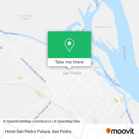 Mapa de Hotel San Pedro Palace