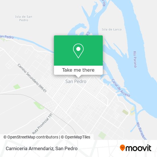 Carniceria Armendariz map