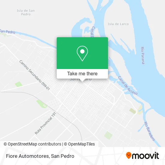 Mapa de Fiore Automotores