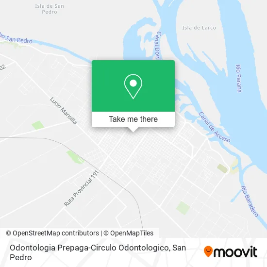 Mapa de Odontologia Prepaga-Circulo Odontologico