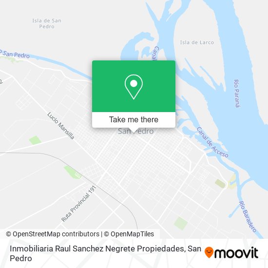 Inmobiliaria Raul Sanchez Negrete Propiedades map