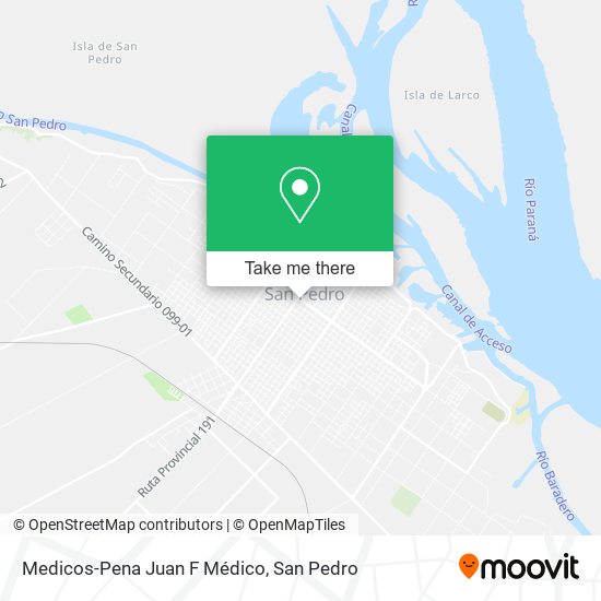 Mapa de Medicos-Pena Juan F Médico