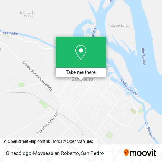 Mapa de Ginecólogo-Movsessian Roberto