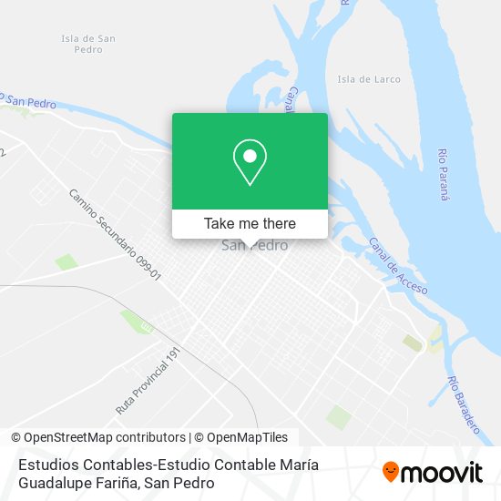 Estudios Contables-Estudio Contable María Guadalupe Fariña map