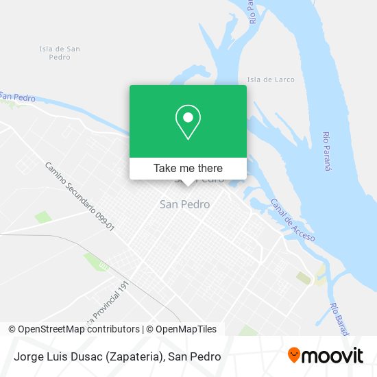 Mapa de Jorge Luis Dusac (Zapateria)