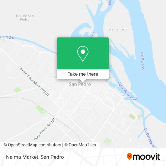 Mapa de Naima Market