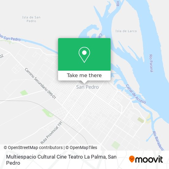 Multiespacio Cultural Cine Teatro La Palma map