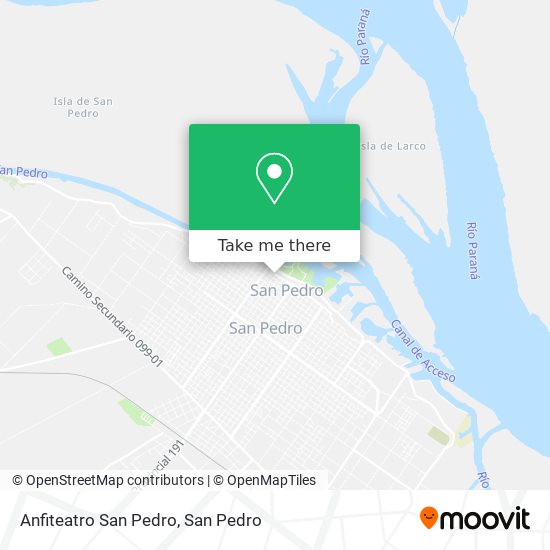 Mapa de Anfiteatro San Pedro