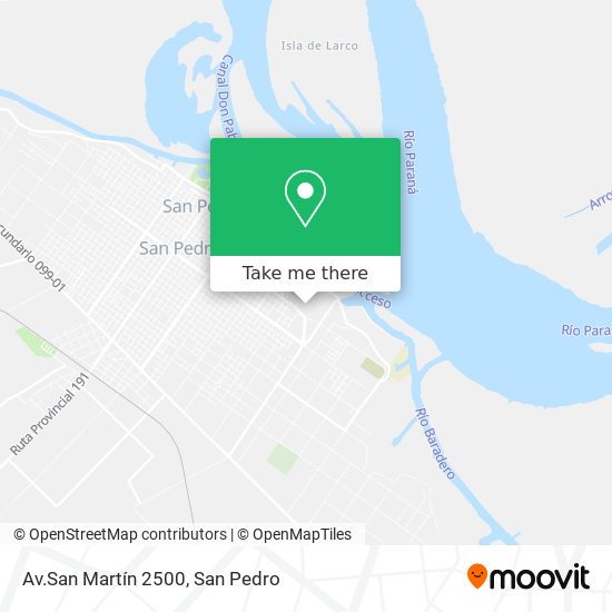 Mapa de Av.San Martín 2500