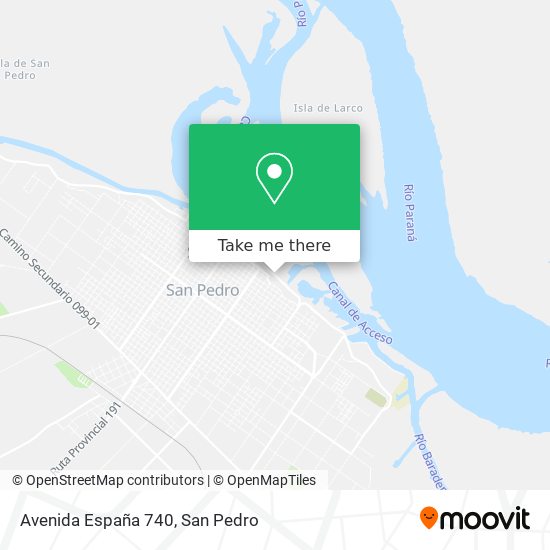 Avenida España 740 map
