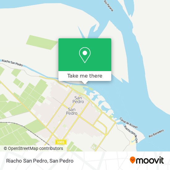 Mapa de Riacho San Pedro