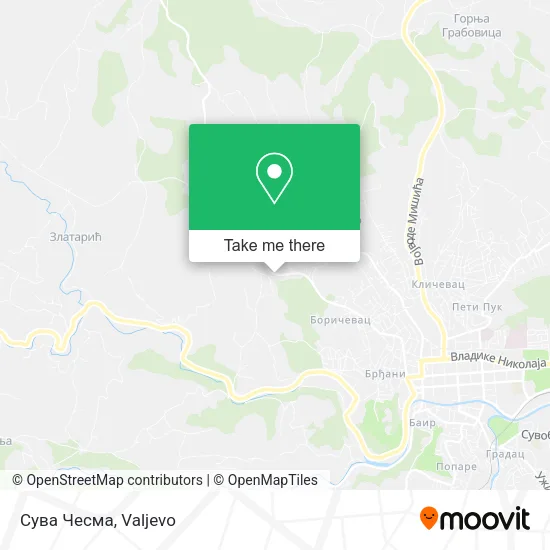 Сува Чесма map