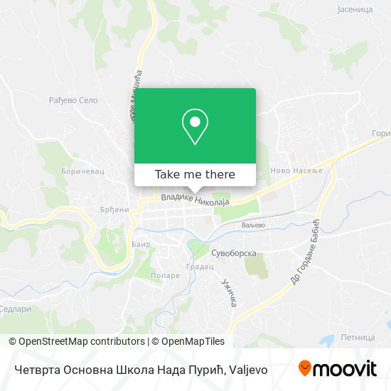 Четврта Основна Школа Нада Пурић map