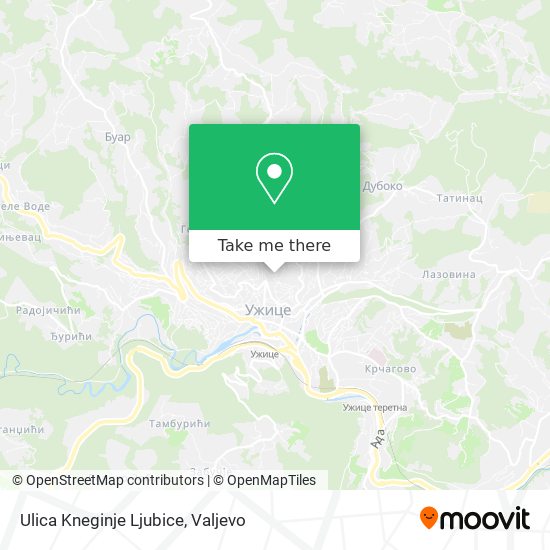 Ulica Kneginje Ljubice map