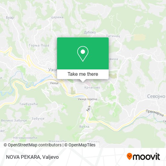 NOVA PEKARA map