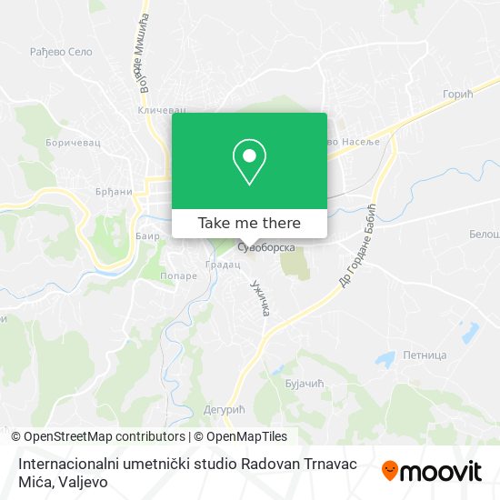 Internacionalni umetnički studio Radovan Trnavac Mića map