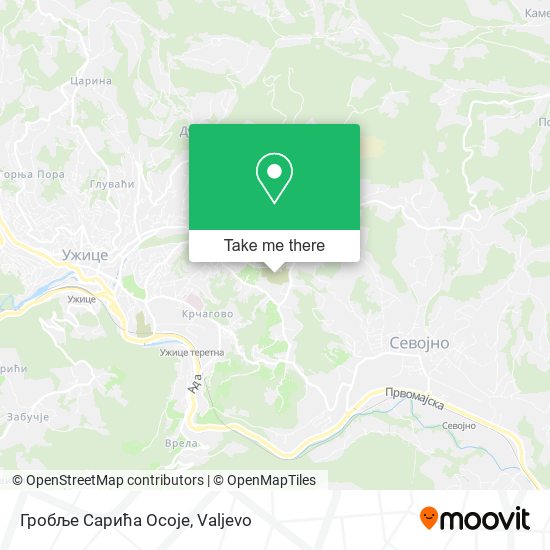 Гробље Сарића Осоје map
