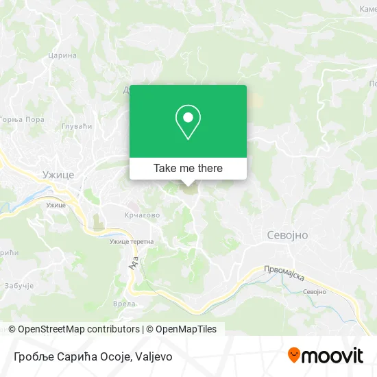 Гробље Сарића Осоје map