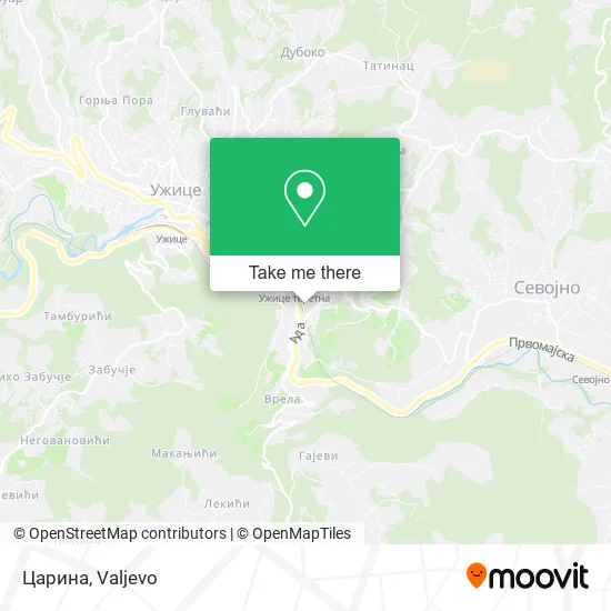 Царина map