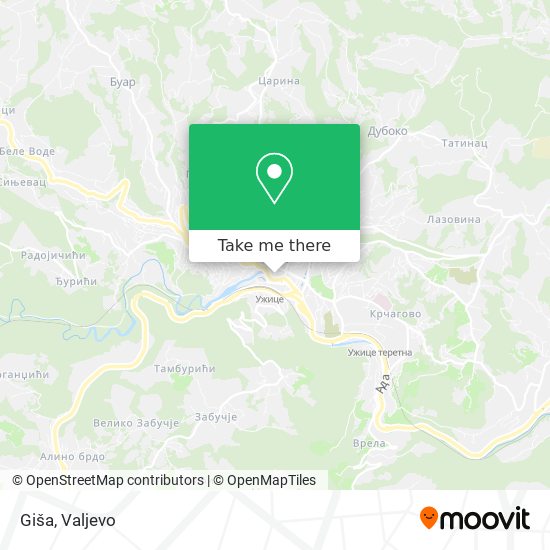 Giša map